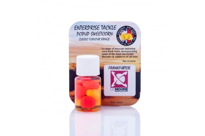 Enterprise Tackle Classic Flavour Range CCMoore Corn Yellow/Fluoro Red Frankfurter