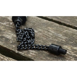 Solar Black Stainless Chain 9"