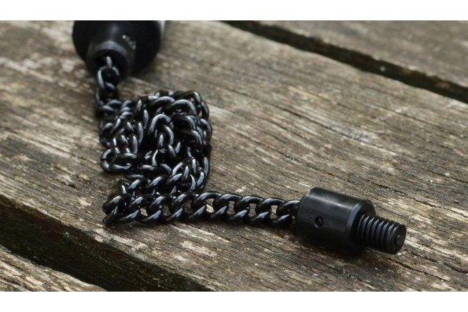 Solar Black Stainless Chain 9"