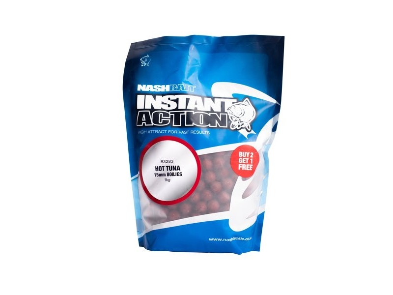 Nash Instant Action Boilies Hot Tuna Range 
