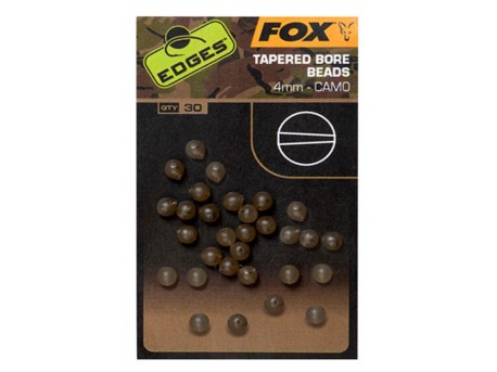 Edges Tapered Bore Bead 4mm Camo