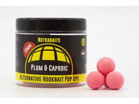 Nutrabaits Plum & Caproic Alternative Hookbait Pop Up Range 