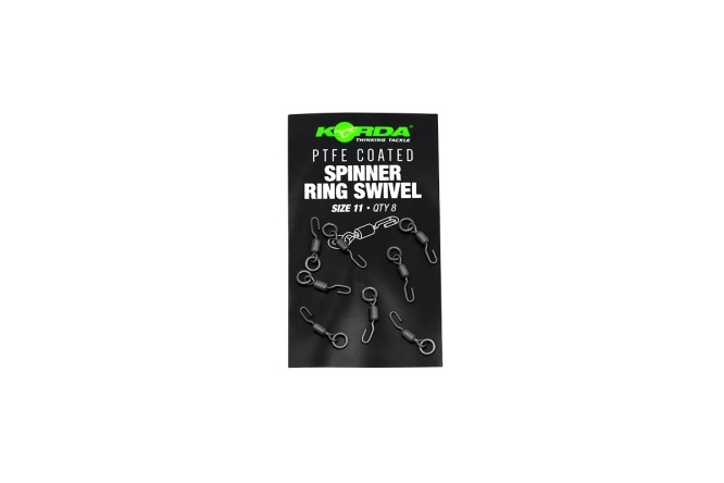 Korda PTFE Spinner Ring Swivels - Size 11