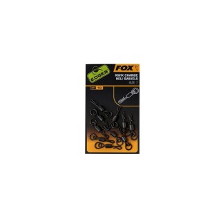 Fox Edges Kwik Change Heli Swivels Size 7 2