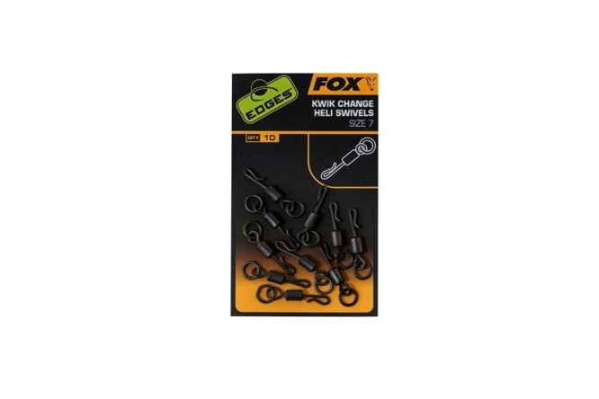 Fox Edges Kwik Change Heli Swivels Size 7
