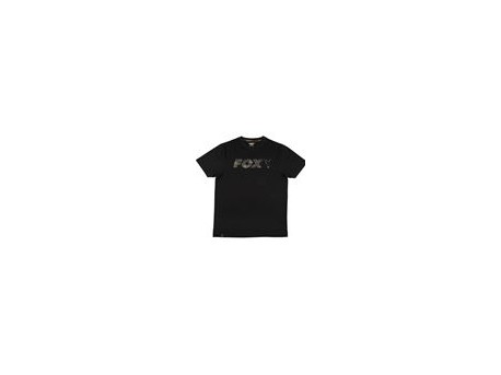 Fox Black/Camo Chest Print T-Shirt 