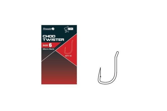 Nash Chod Twister Barbless