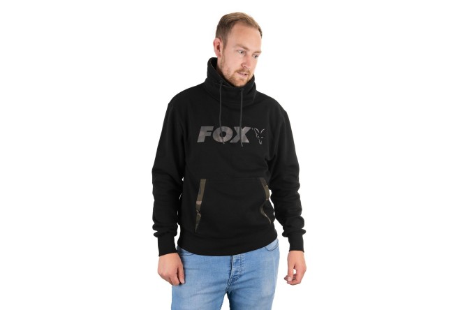 Fox Black Camo Print High Neck