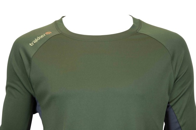 Trakker Marl Moisture Wicking Long Sleeve Top