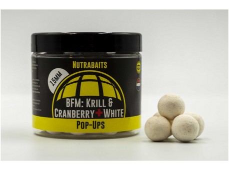 Nutrabaits BFM Krill & Cranberry White Pop Up 