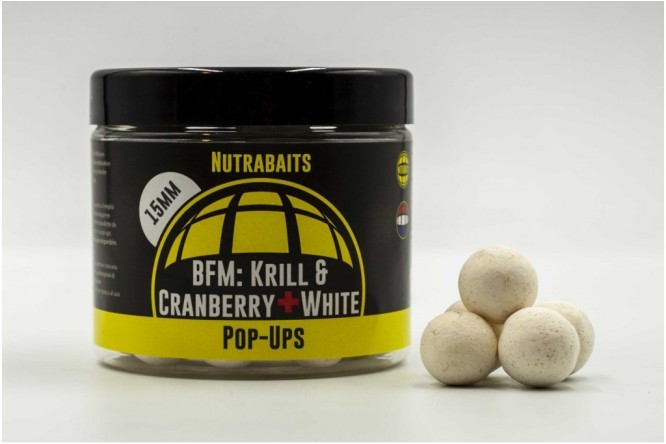 Nutrabaits BFM Krill & Cranberry White Pop Up 