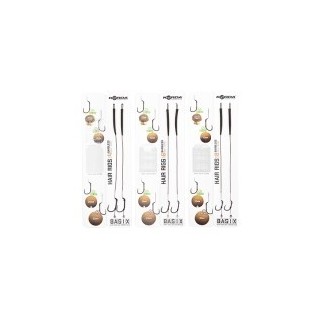 Korda Basix Hair Rigs Wide Gape Barbless