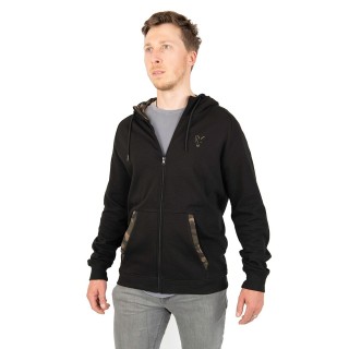 Fox LW Black Camo Zip Hoody