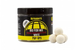 Nutrabaits Big Fish Mix: Salmon, Caviar & Black Pepper Shelf Life Pop-Ups White 