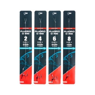 Nash Fluorocarbon D-Rig Barbed 