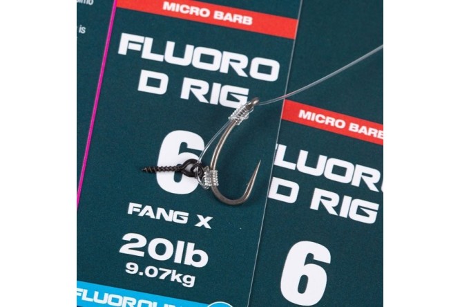 Nash Fluorocarbon D-Rig Barbed 