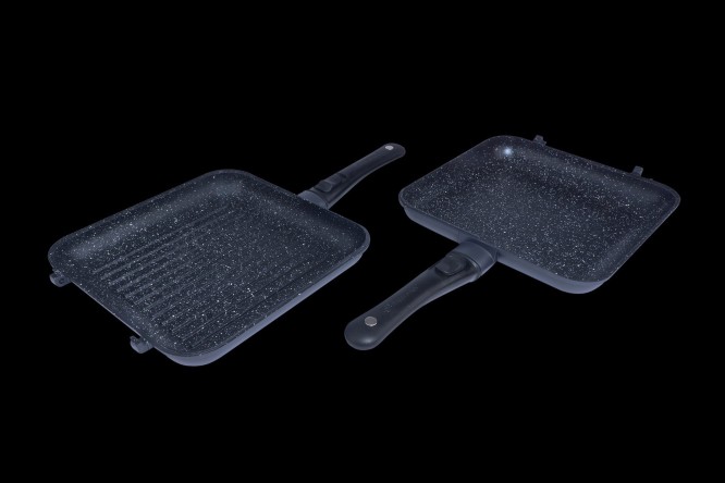 RidgeMonkey Connect Pan & Griddle XXL Granite Edition 