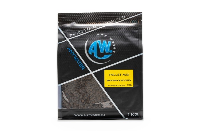 Any Water Pellet Mix - Banana & Scopex - 1 Kg