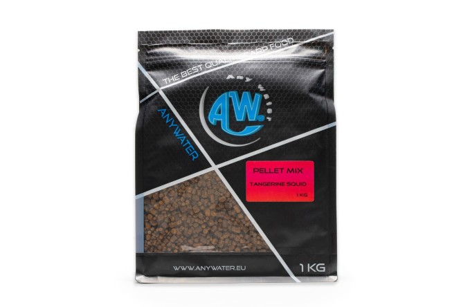 Any Water Pellet Mix - Tangerine Squid - 1 Kg