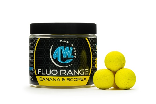 Pop Ups Boilies Fluo Range -Banana Scopex
