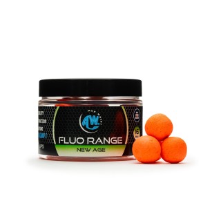 Pop Ups Boilies Fluo Range - New Age (fluo orange) - 14-20 mm - 60 gr