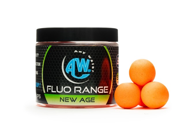 Pop Ups Boilies Fluo Range - New Age (fluo orange) - 14-20 mm - 60 gr