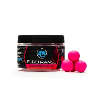 Pop Ups Boilies Fluo Range - Tangerinee Squid (fluo pink) - 14-20 mm - 60 gr