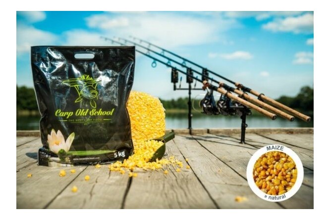 Carp Old School Refill Vacuum Packed Corn Bucket 5kg 