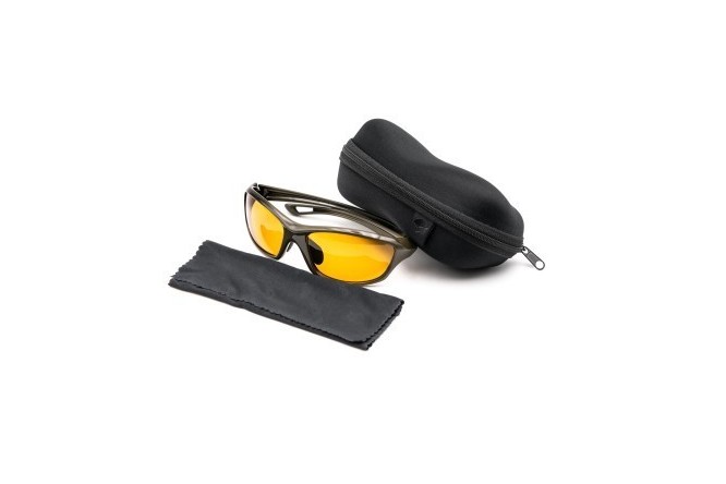 Korda Sunglasses Wraps Matt Green Frame/Yellow Lens MK2