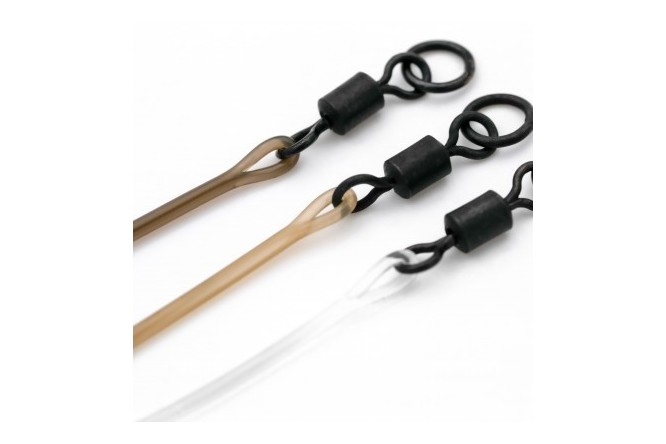 Korda Dark Matter Leader 50cm Ring Swivel Clear 