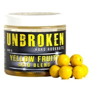 Over Carp Baits Unbroken Hard Hookbaits Yellow Fruit & Acid Blend 