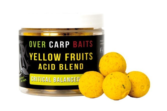 Over Carp Baits Hook Bait Critical Balanced Yellow Fruits Acid Blend