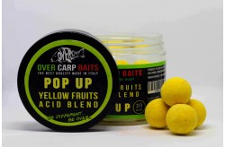 Over Carp Baits Yellow Fruit acid Blend Pop Up