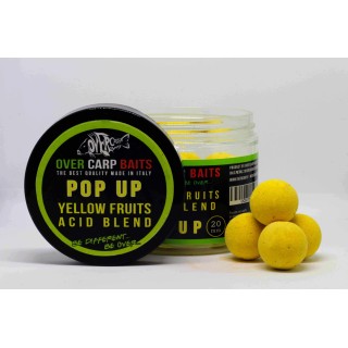Over Carp Baits Yellow Fruit acid Blend Pop Up