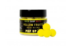 Over Carp Baits Yellow Fruit Acid Blend Pop Up Fluo