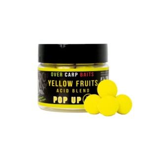 Over Carp Baits Yellow Fruit Acid Blend Pop Up Fluo