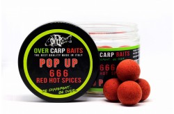 Over Carp Baits Pop Up 666 Red Hot Spices