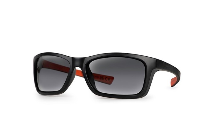 Fox Collection Wraps - Black/Orange - Grey Lense