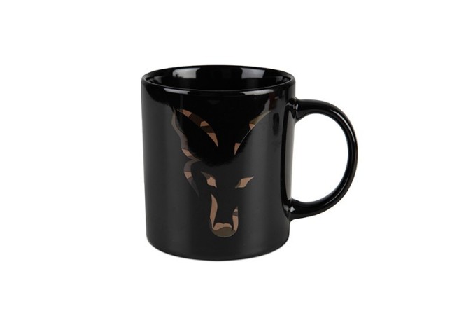 Fox Black and Camo Head Ceramic Mug 