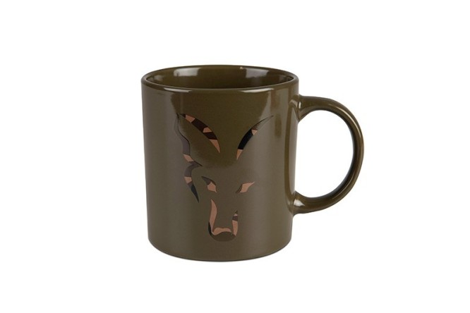 Fox Green And Camo Head Ceramic Mug 