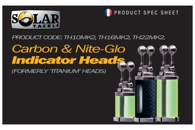 Solar Carbon Indicator Heads Large With Hanga Ball Line Clip
