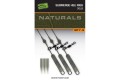 Fox Naturals Submerged Heli rigs 40lb x 3