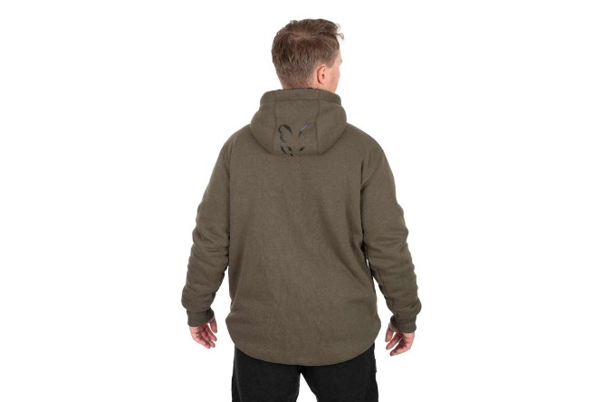 Fox Collection Sherpa Jacket Green & Black 