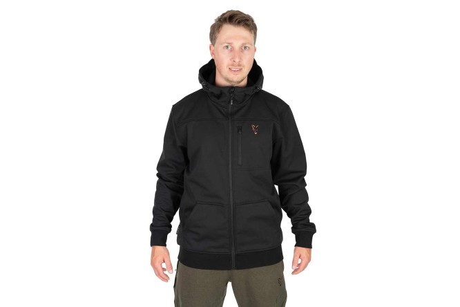 Fox Collection Soft Shell Jacket Black & Orange 