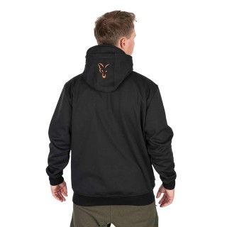 Fox Collection Soft Shell Jacket Black & Orange  2
