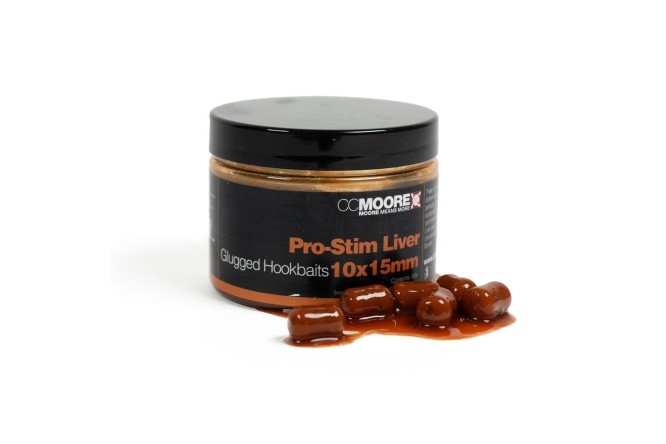 CC Moore Pro-Stim Liver Glugged Hookbaits 