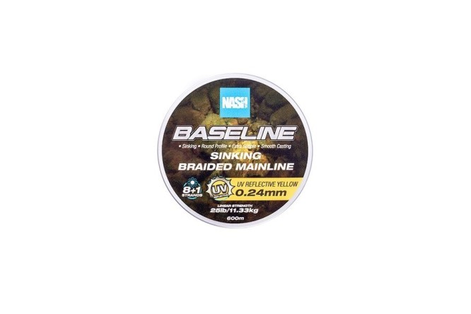 Nash Baseline Sinking Braid UV Yellow 