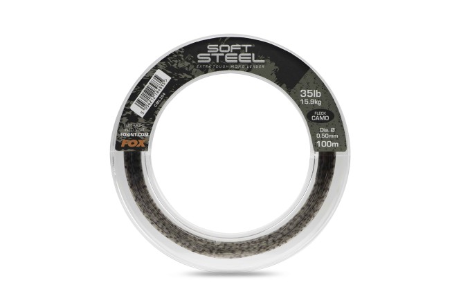 Fox Soft Steel Fleck Camo Leader 