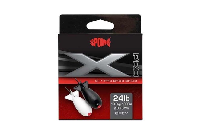 Spomb X Pro Braid Gray 8+1 0.18mm 24lbs