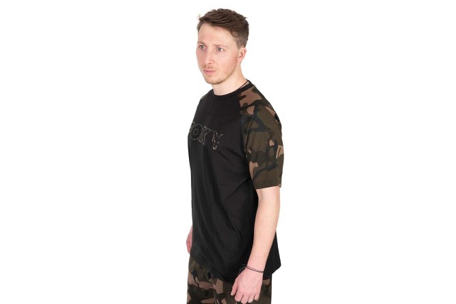 Fox Black/Camo Outline T-Shirt